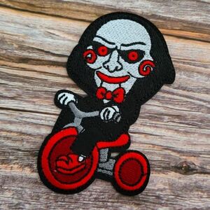 Jigsaw From Saw Horror Movie 2000s Scary Thriller Embroidered Iron On Patch